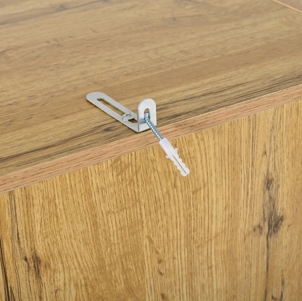 Mobile ingresso in MDF con specchio, scarpiera e guardaroba
