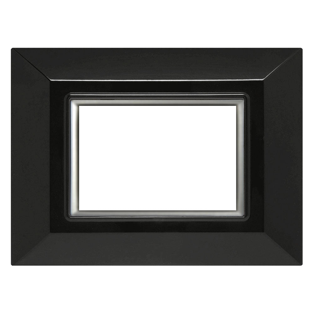 PLACCA 'PLAIN' 5203/N nera (3 posti)