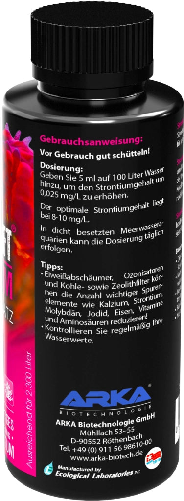Integratore di stronzio per acquari marini, 118 ml