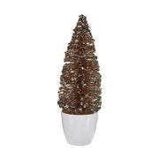 Albero di Natale, in plastica, multicolore, 9x9x28 cm, con vaso