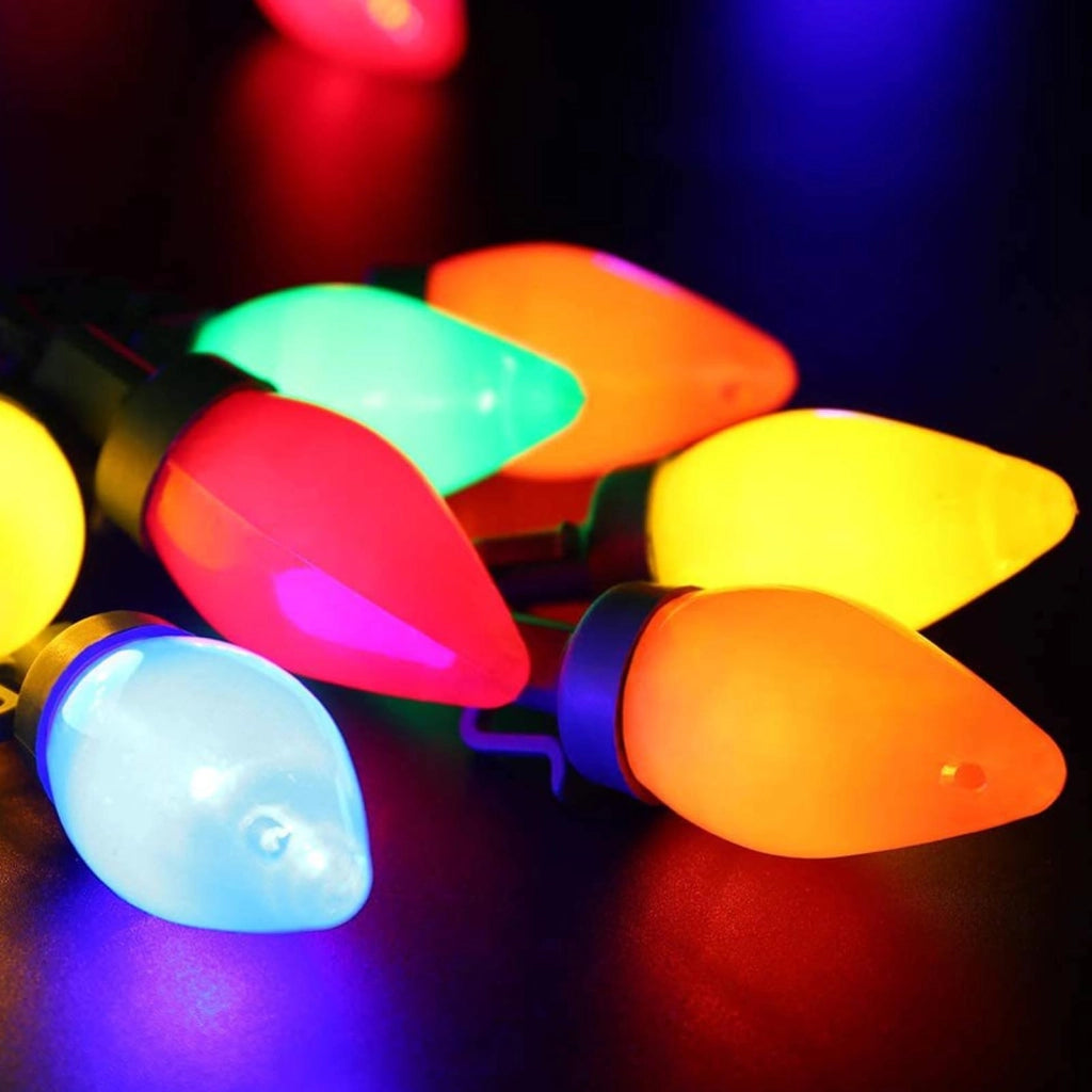 Catena luminosa LED C9 con 20 luci a forma di fragola, lunghezza 4,5 metri, grado di protezione IP44