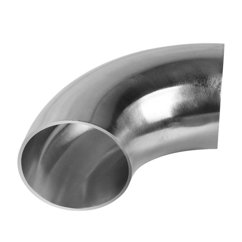 Curva di scarico a 90°, 63 mm, acciaio inossidabile SS304, 2,5 pollici