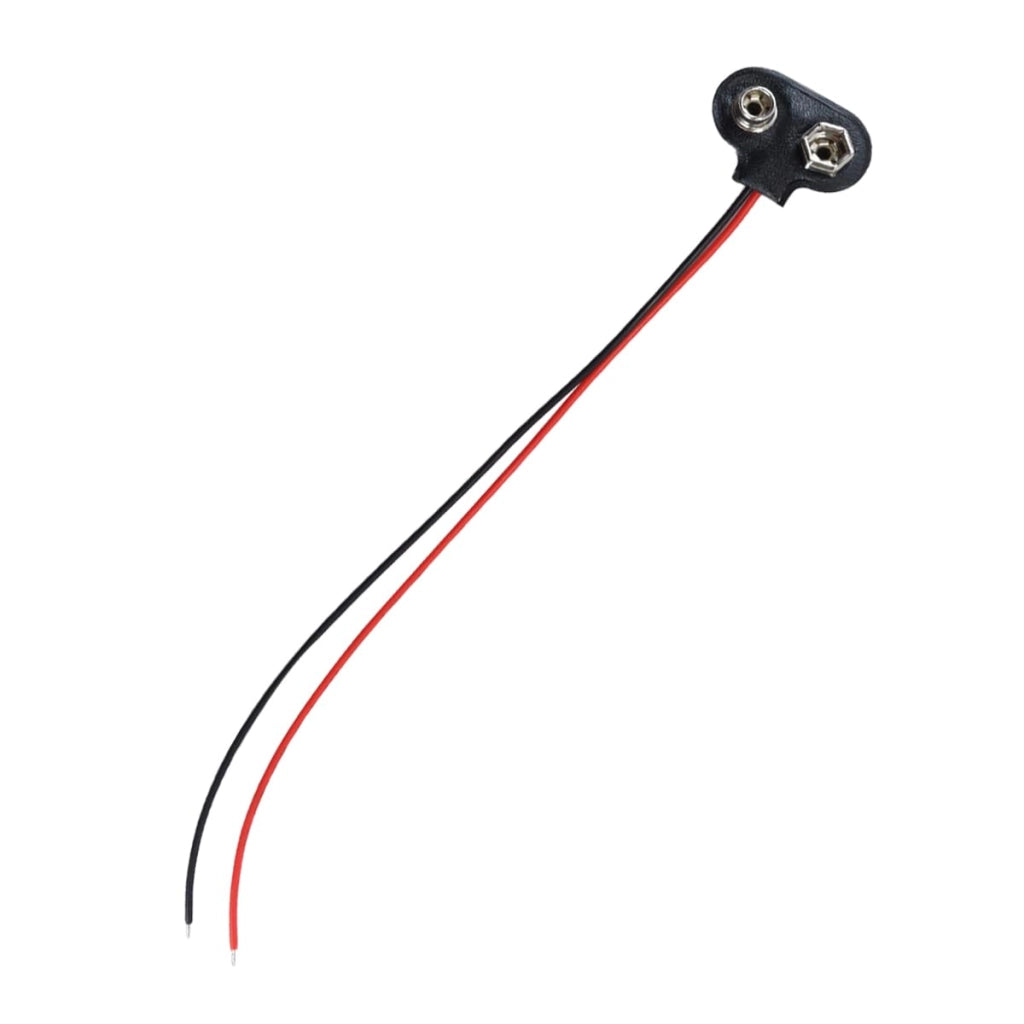 Set da 6 connettori a scatto per batteria da 9 V, 3 pezzi tipo T e 3 pezzi tipo I