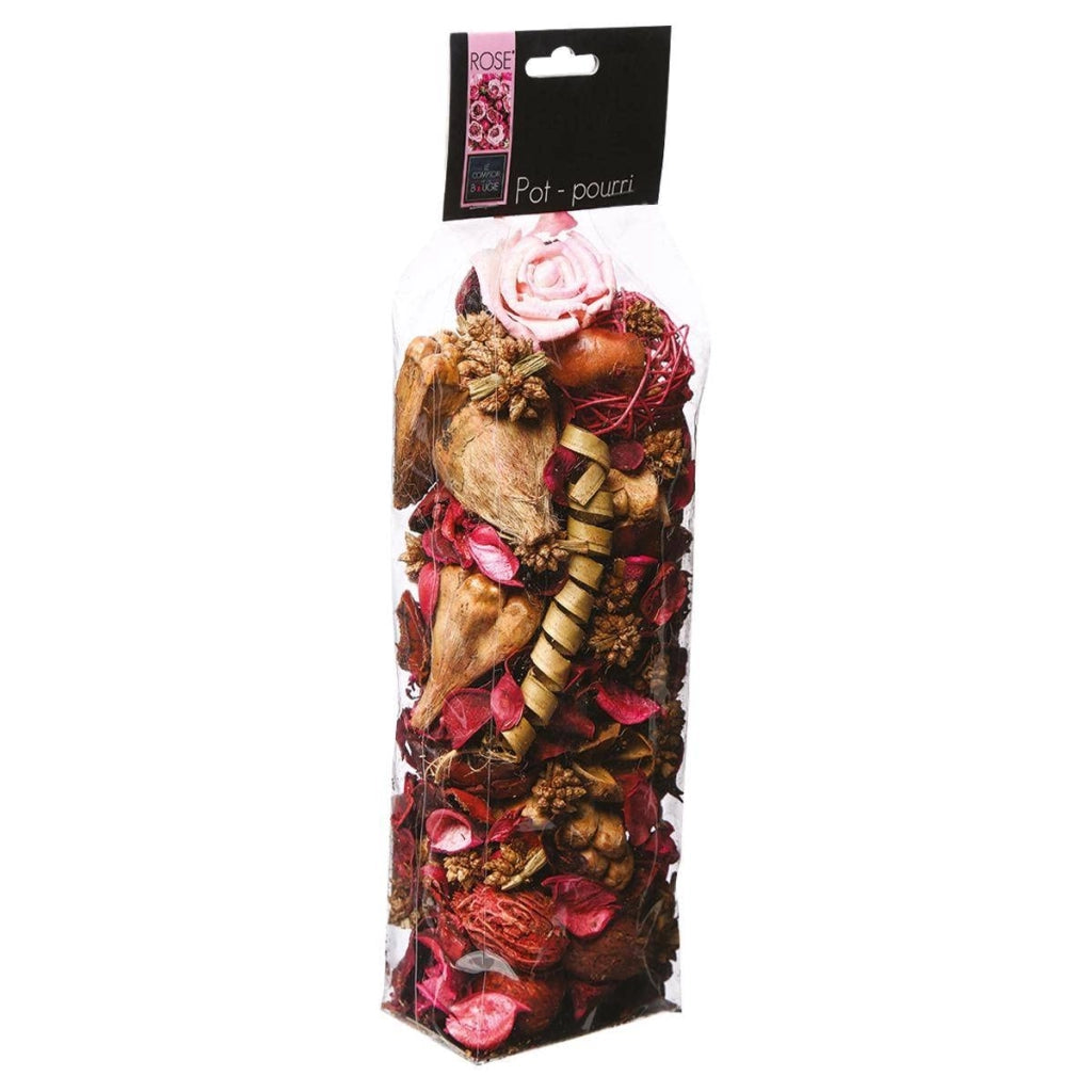 Miscele di fiori secchi, rosa, 140 g, piante essiccate, 32 cm