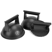 Kit per hamburger smash in ghisa smaltata, con 2 coperchi