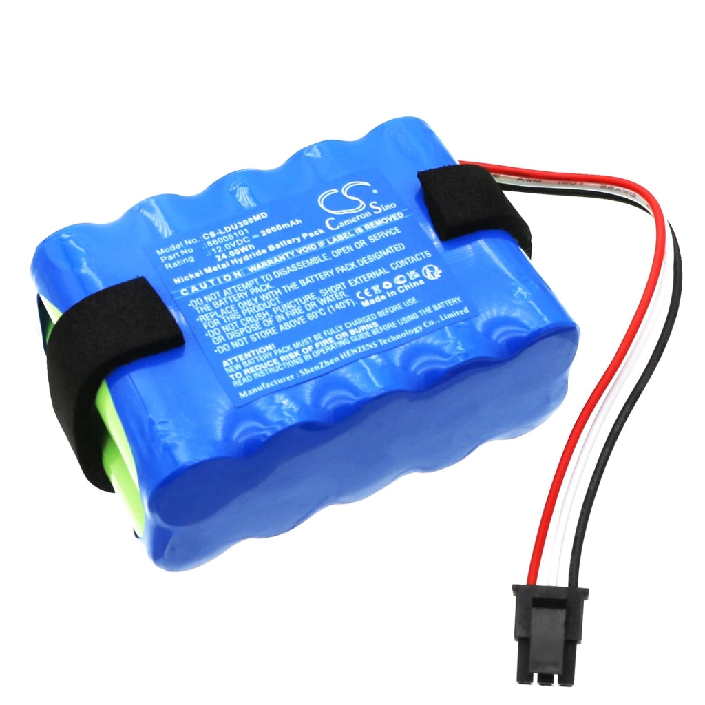 Batteria da 2000 mAh, Ni-MH, 12V, compatibile con Laerdal LCSU 3/4