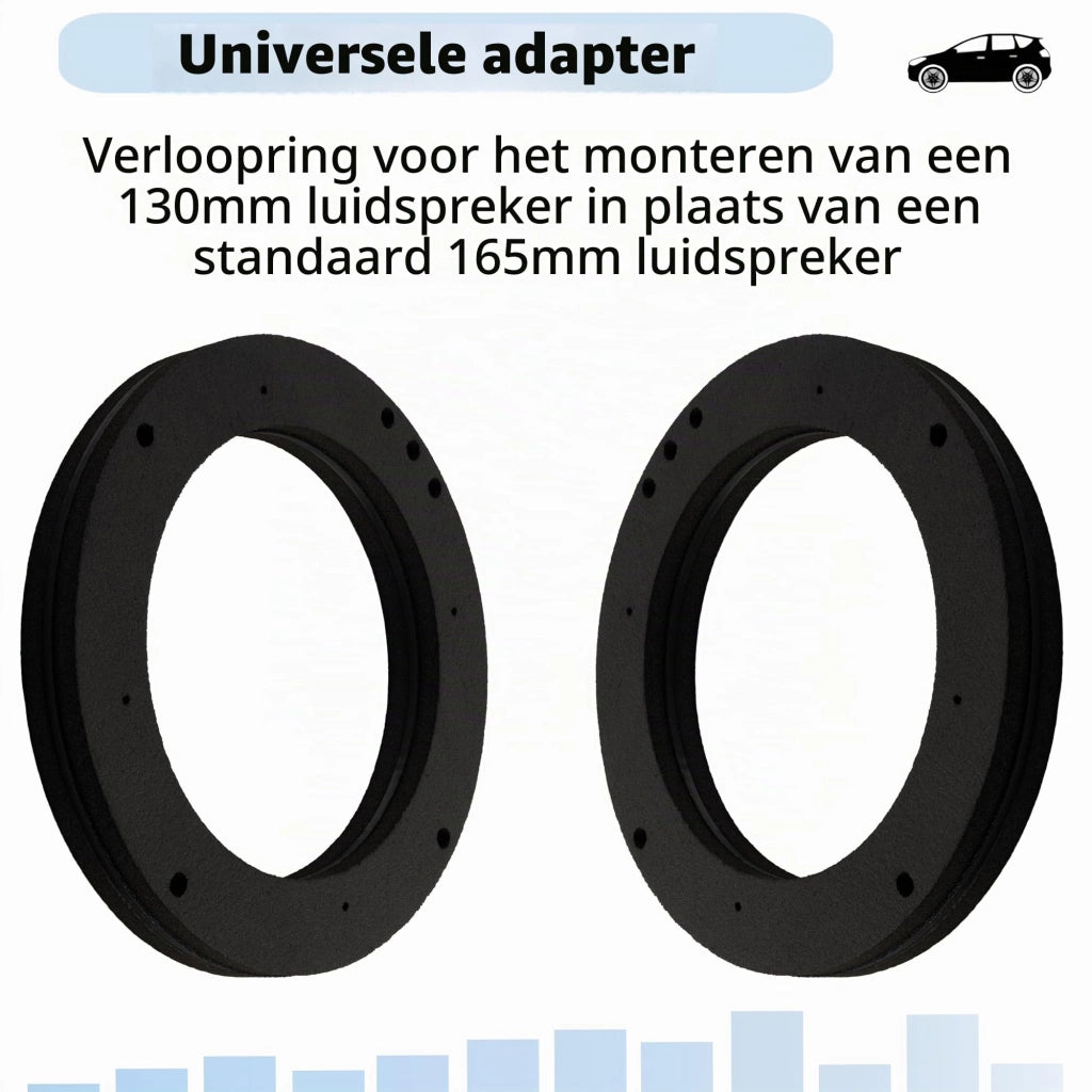 Set di 2 adattatori per altoparlanti, da 130 mm a 165 mm