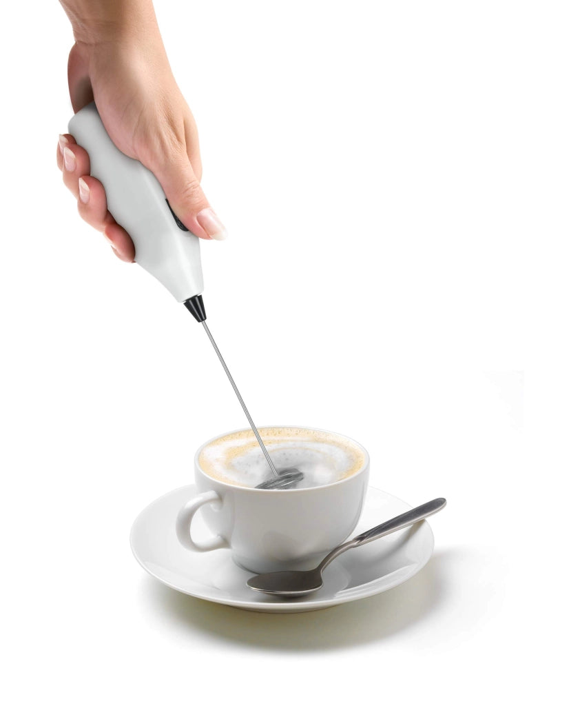 Montalatte, acciaio inossidabile/ABS, 20,5x4x2,5 cm, alimentato a batteria