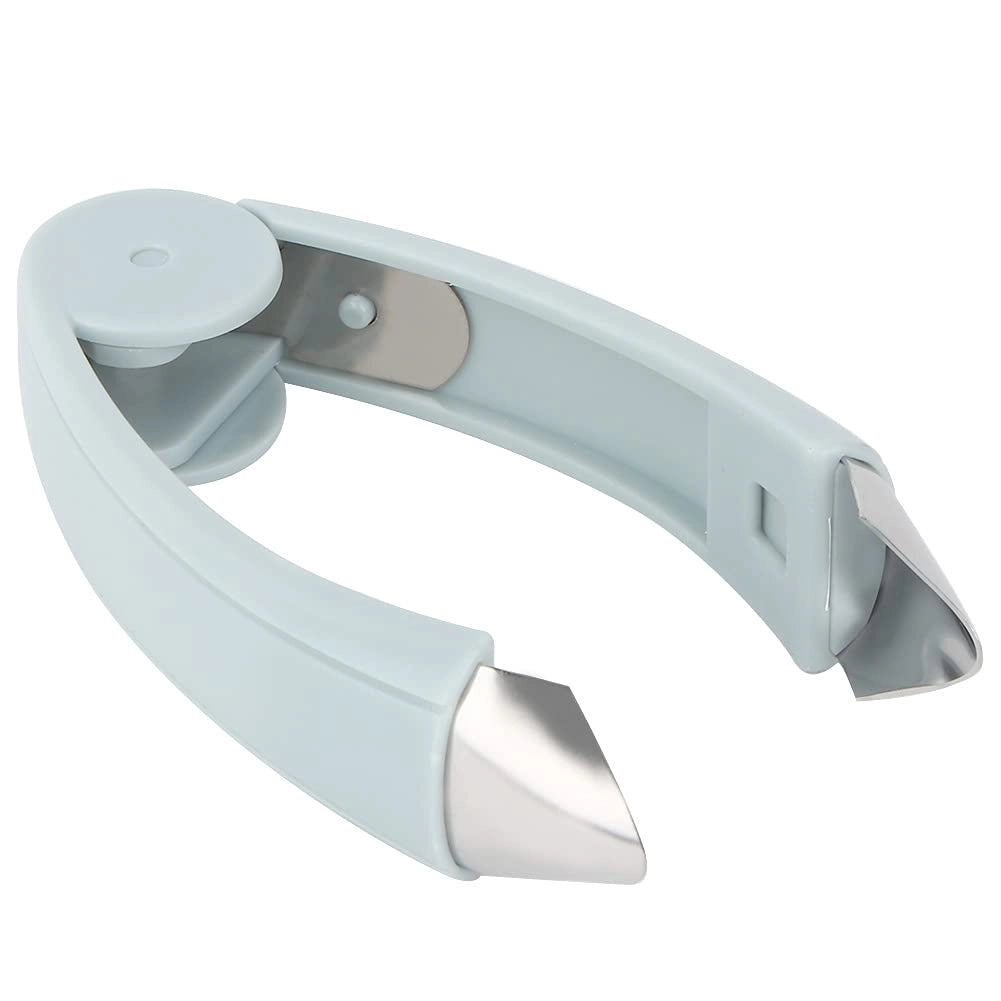 Sbuccia-ananas a forma di V, coltello per frutta, utensile da cucina, colore blu