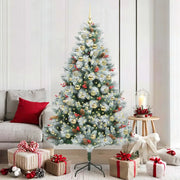 Albero di Natale artificiale Verde e bianco 180 cm 3395183