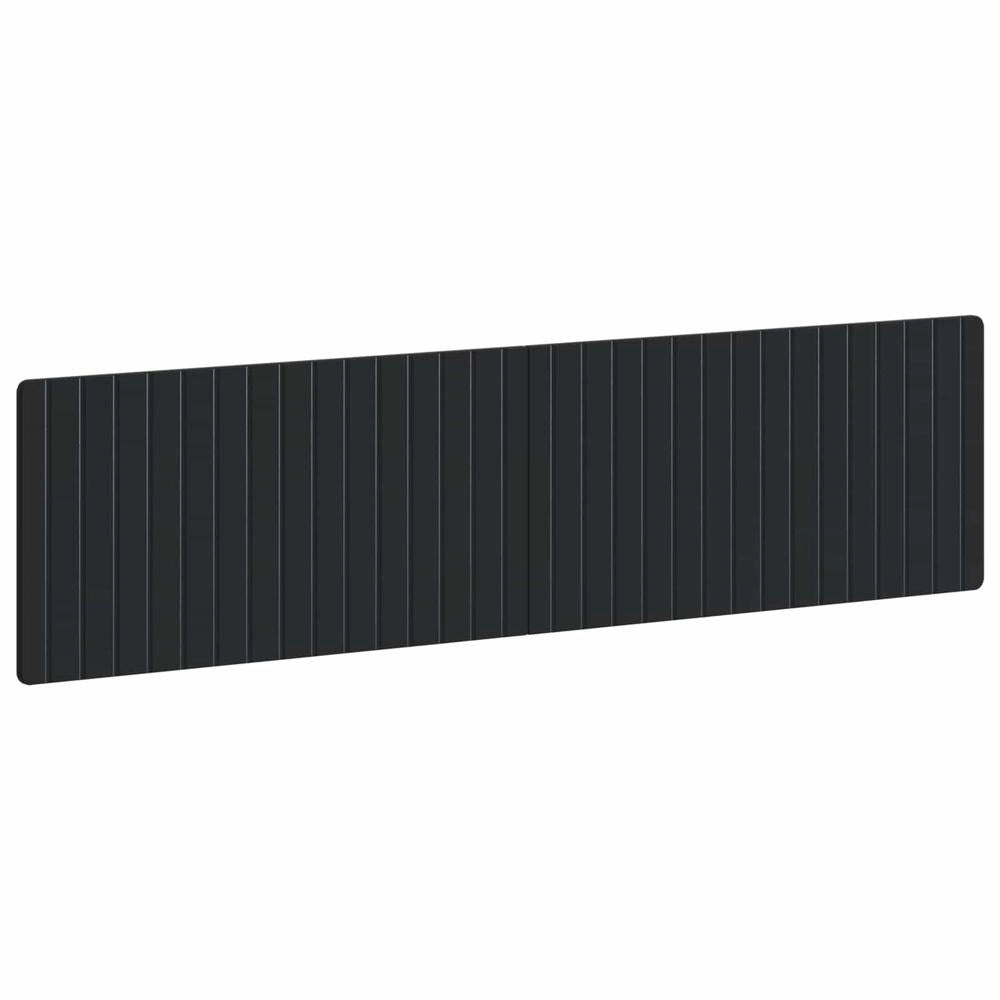 Testiera da Muro ZWOLLE Nero Legno ingegnerizzato