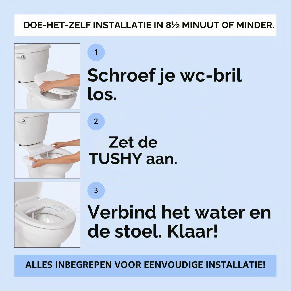 Copertura per bidet-WC, autopulente, regolabile, bianco/bambù