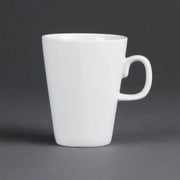 12 tazze da latte in porcellana, 285 ml, 10 oz, 110 mm, per caffè e tè