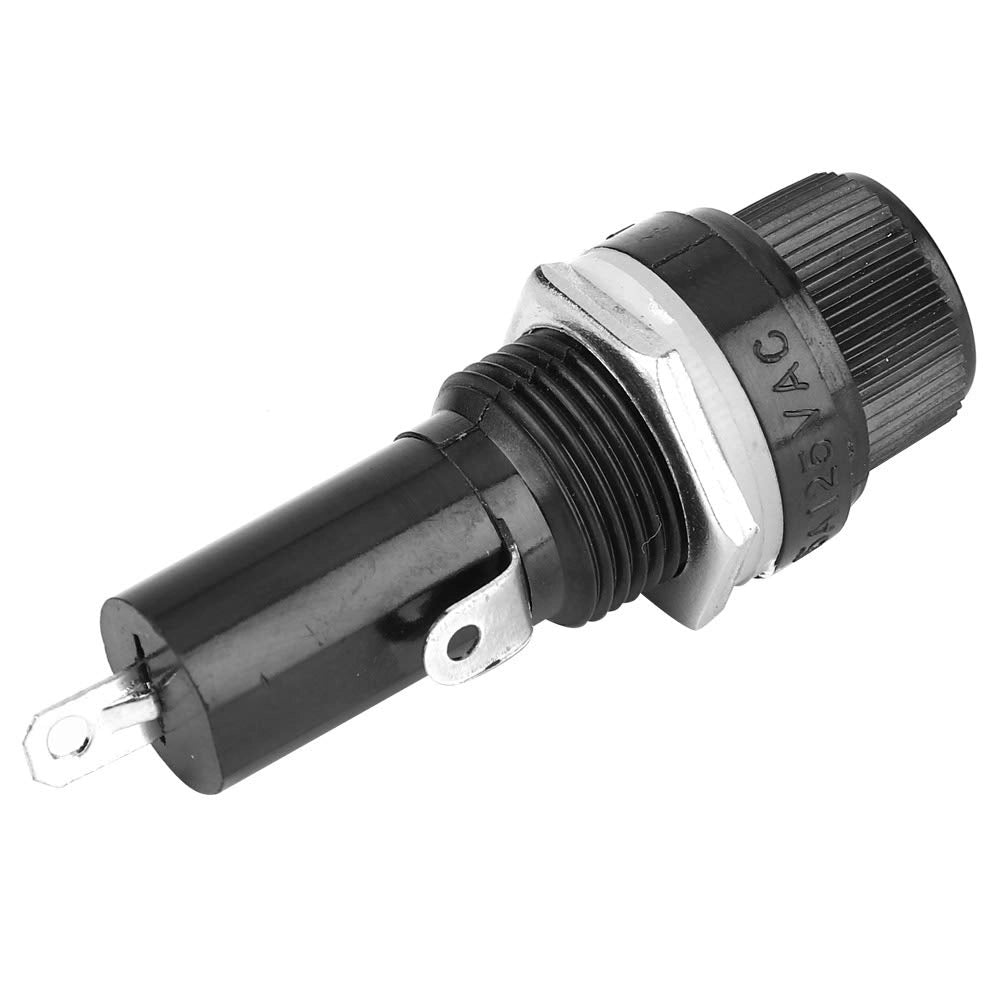 Portafusibili 6x30mm, 10A, 250V, piatto, confezione da 10 pezzi
