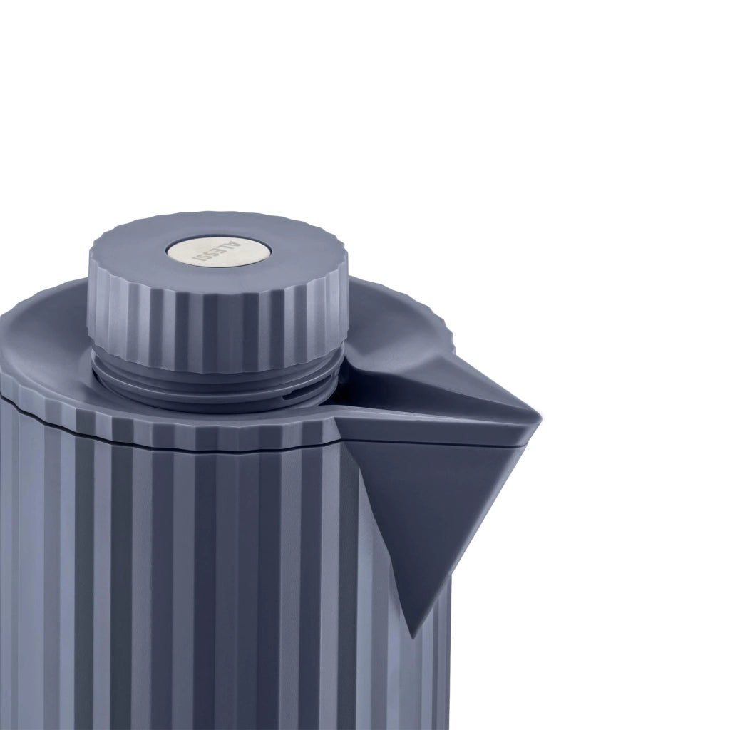 Bollitore termico con vetro a doppia parete, plastica, grigio, 100 cl