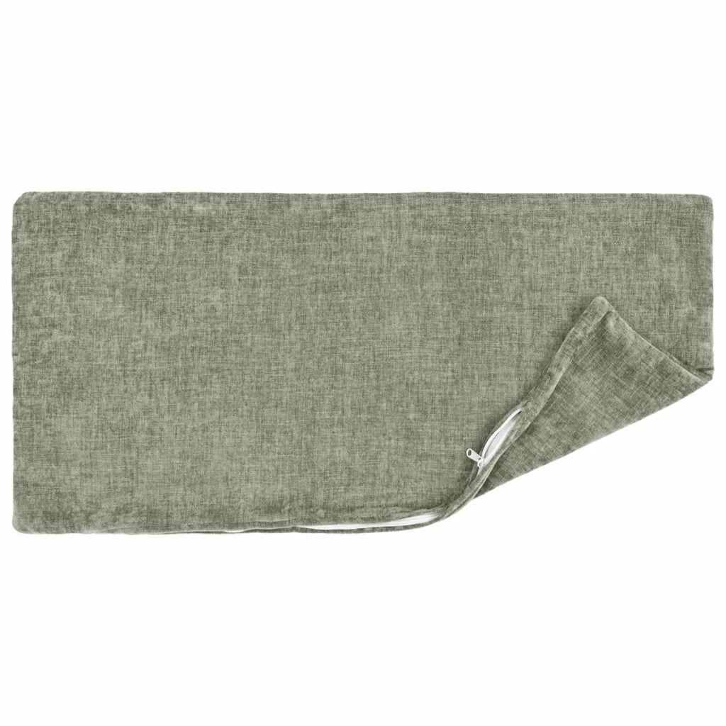 Federa 2 pz HEERLEN Verde 40 x 80 cm Tessuto Chenille 909970