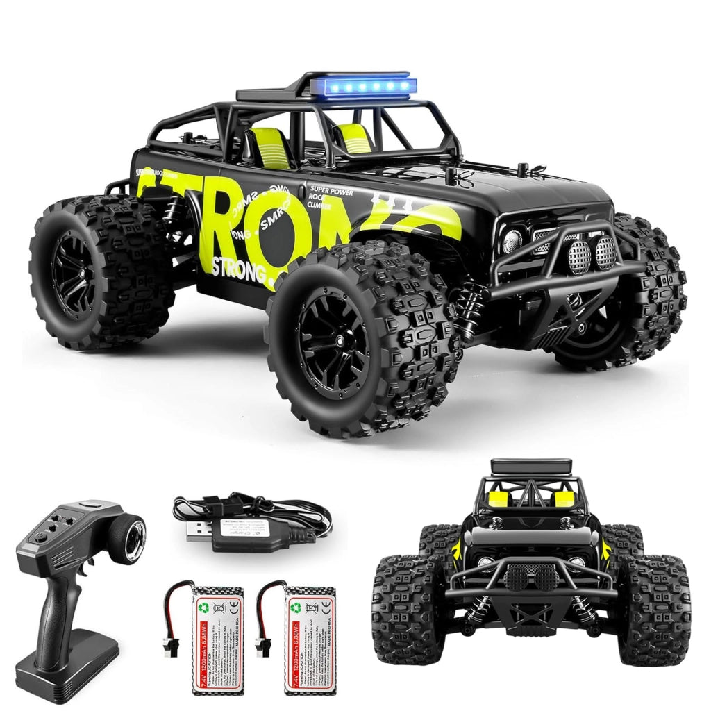 Monster truck radiocomandato 4x4 da fuoristrada, scala 1:18
