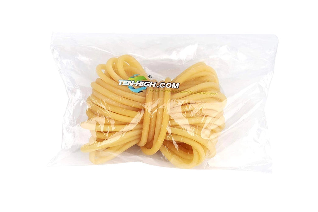 Tubo in gomma naturale, lunghezza 1 metro, dimensioni 5x7 mm, spessore della parete 1 mm