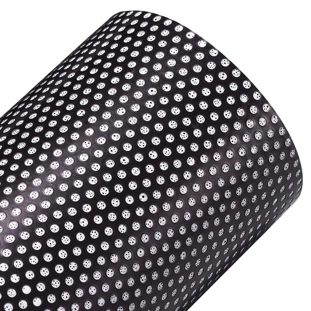 Pellicola oscurante per finestre, forata, 60x120 cm, colore nero