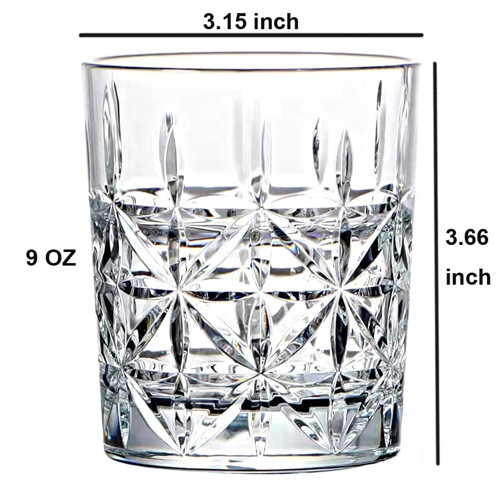 Set da 6 bicchieri da bevanda in Tritan infrangibile, senza BPA, capacità 265 ml