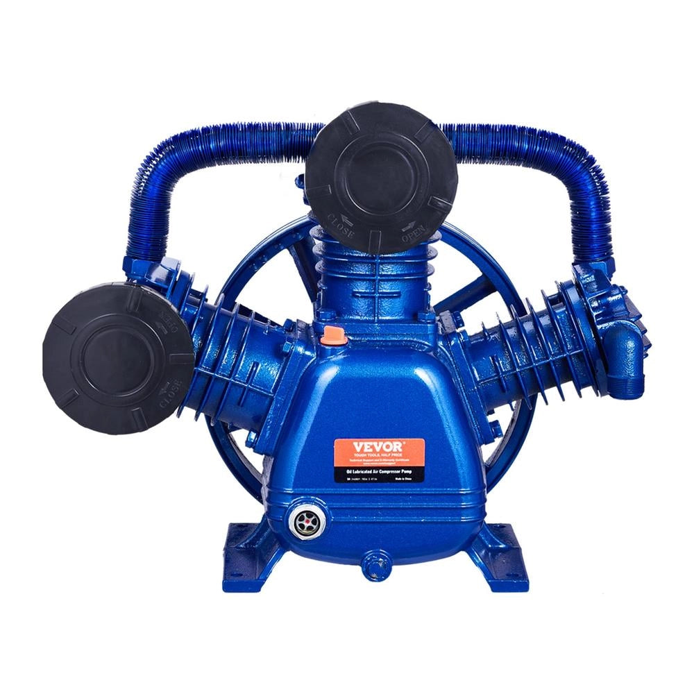 Testa Pompa per Compressore d'Aria 10 HP Modello FB-3090/12.5 a 3 Cilindri, Pressione Max 185 PSI 17,5 CFM, Robusta e Durevole per Officina