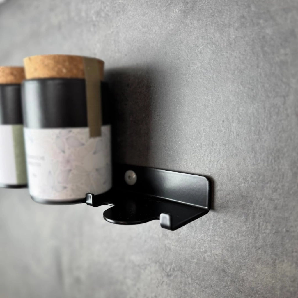 Portaspezie da parete in metallo, organizer per la cucina, 1 pezzo
