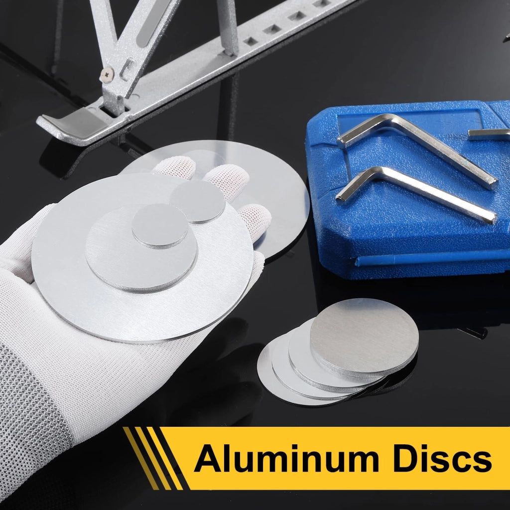 2 lastre di alluminio rotonde, diametro 150 mm, spessore 0,5 mm, lega Al 1060