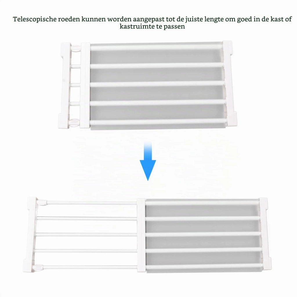 Pannello in truciolato per armadi, metallo, regolabile, 50-80 cm