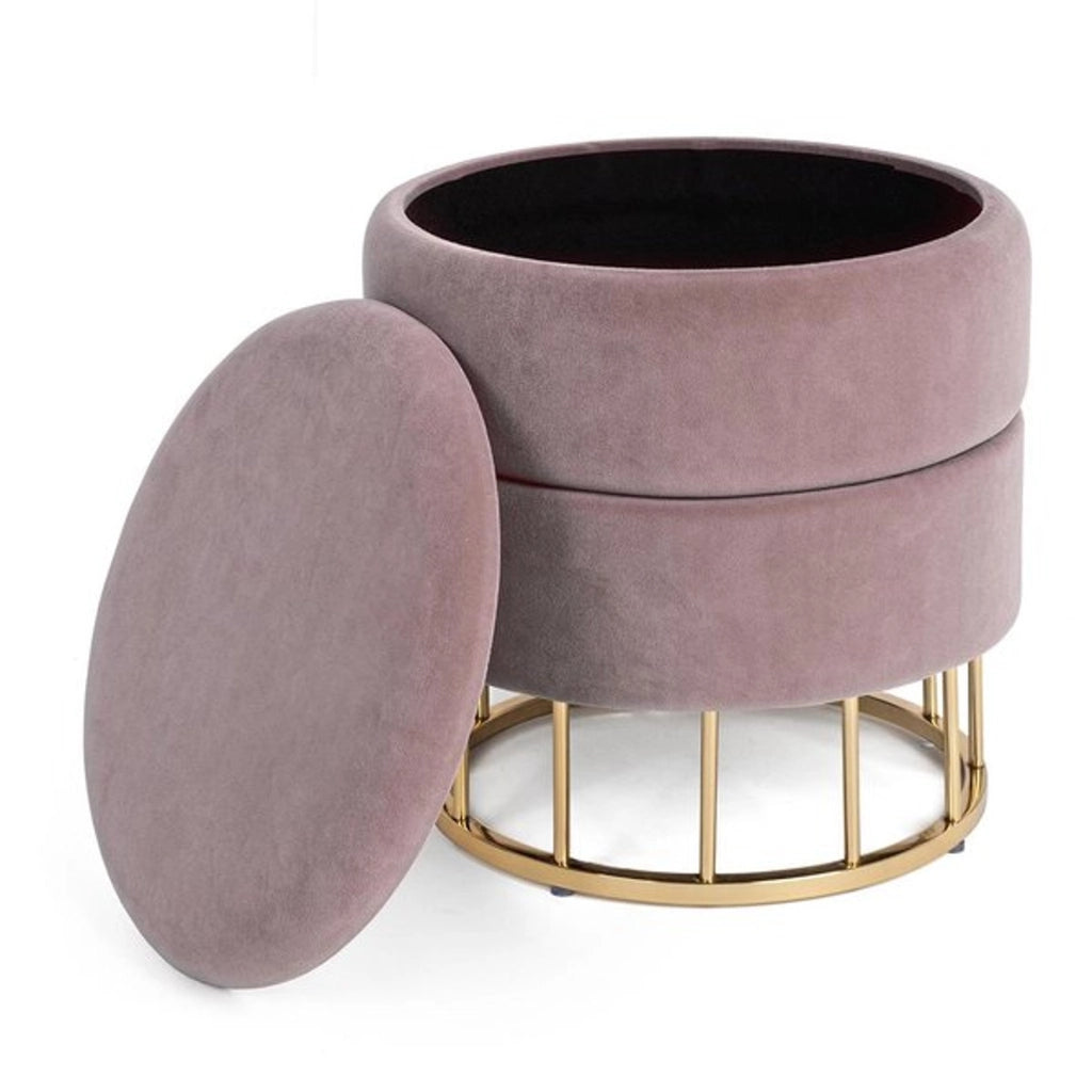 Sgabello cont. pavlina mauve