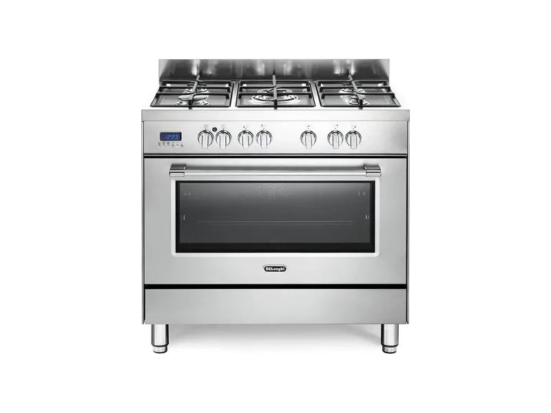 Cucina a gas DeLonghi PRO 96 MX ED inox 90 cm con forno elettrico