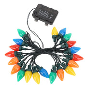 Catena luminosa LED C9 con 20 luci a forma di fragola, lunghezza 4,5 metri, grado di protezione IP44