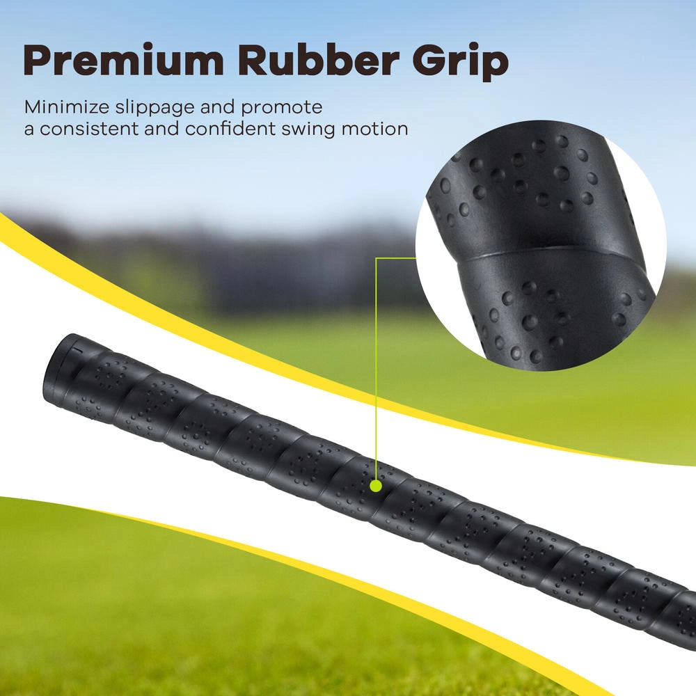 Mazza da Golf Legno Fairway #3 per Bambini 8-10 Anni 34 Pollici 165CC Asta in Fibra di Vetro Leggera Resistente con Copritesta Giallo
