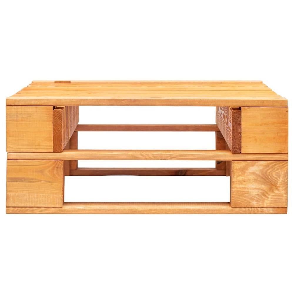 Ottomana da Giardino Pallet in Legno ambra