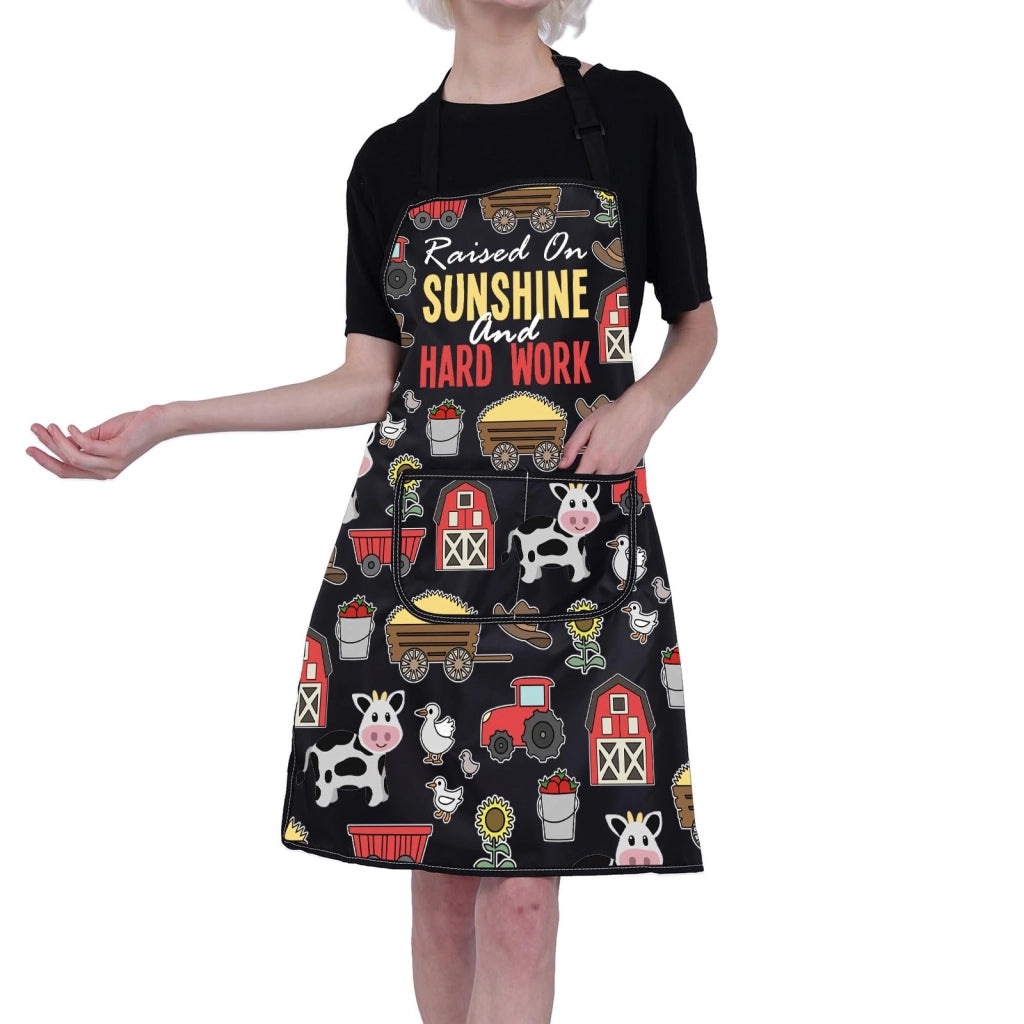 Grembiule impermeabile e resistente agli oli, design cartoon, 72x68 cm, unisex, per adulti