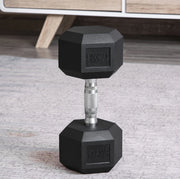 MANUBRIO Esagonale 17,5 kg in metallo nero