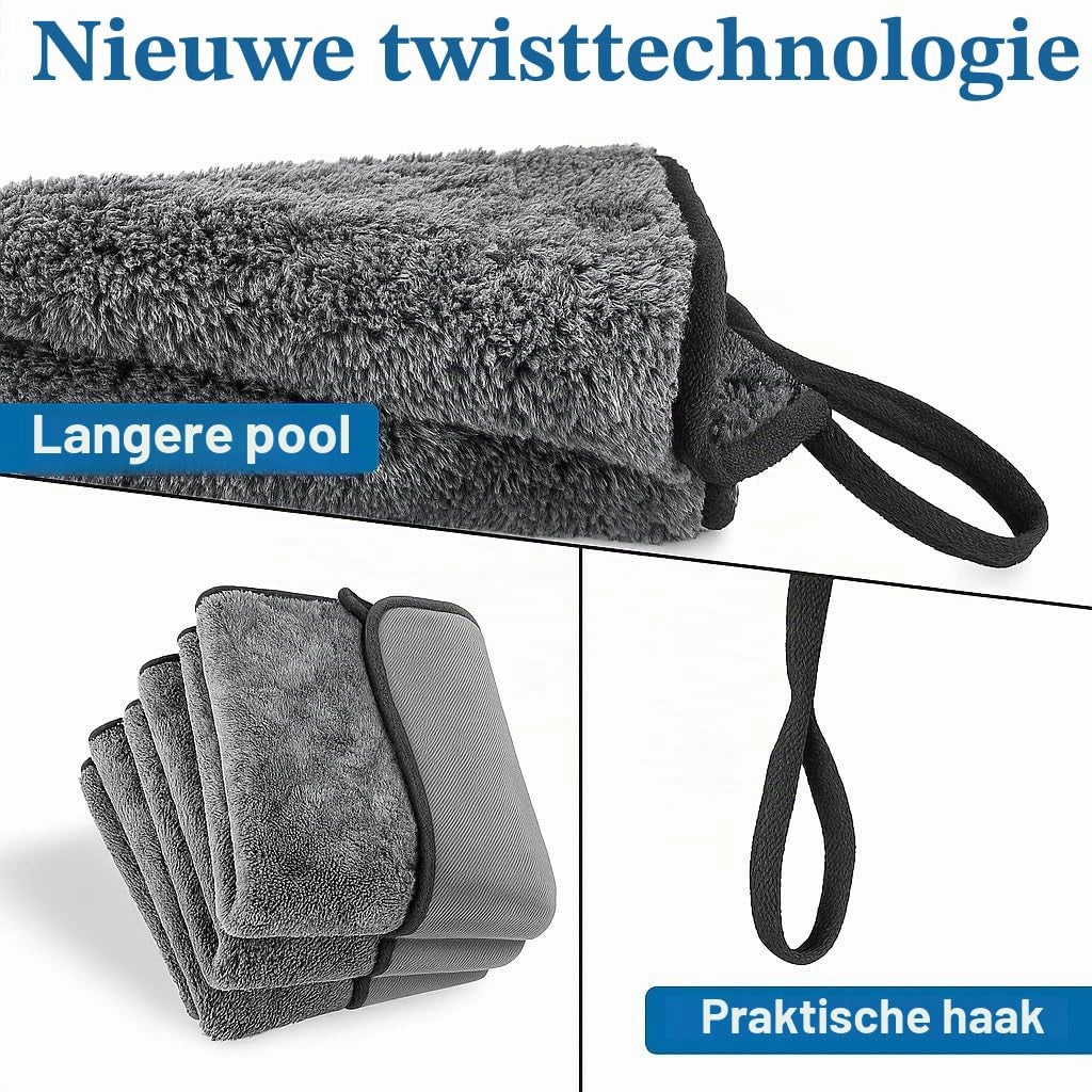 Set di 3 panni in microfibra, 40x60 cm, ultra-assorbenti, morbidi, ideali per la doccia e l'auto