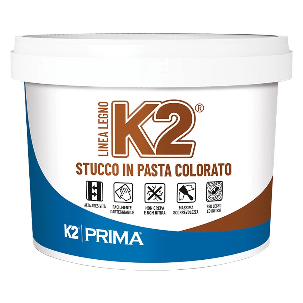 STUCCO IN PASTA COLORATO 'K2' Kg 0,5 Rovere
