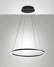 Lampada a Sospensione Giotto Fabas Luce 36W LED Dimmerabile Nero
