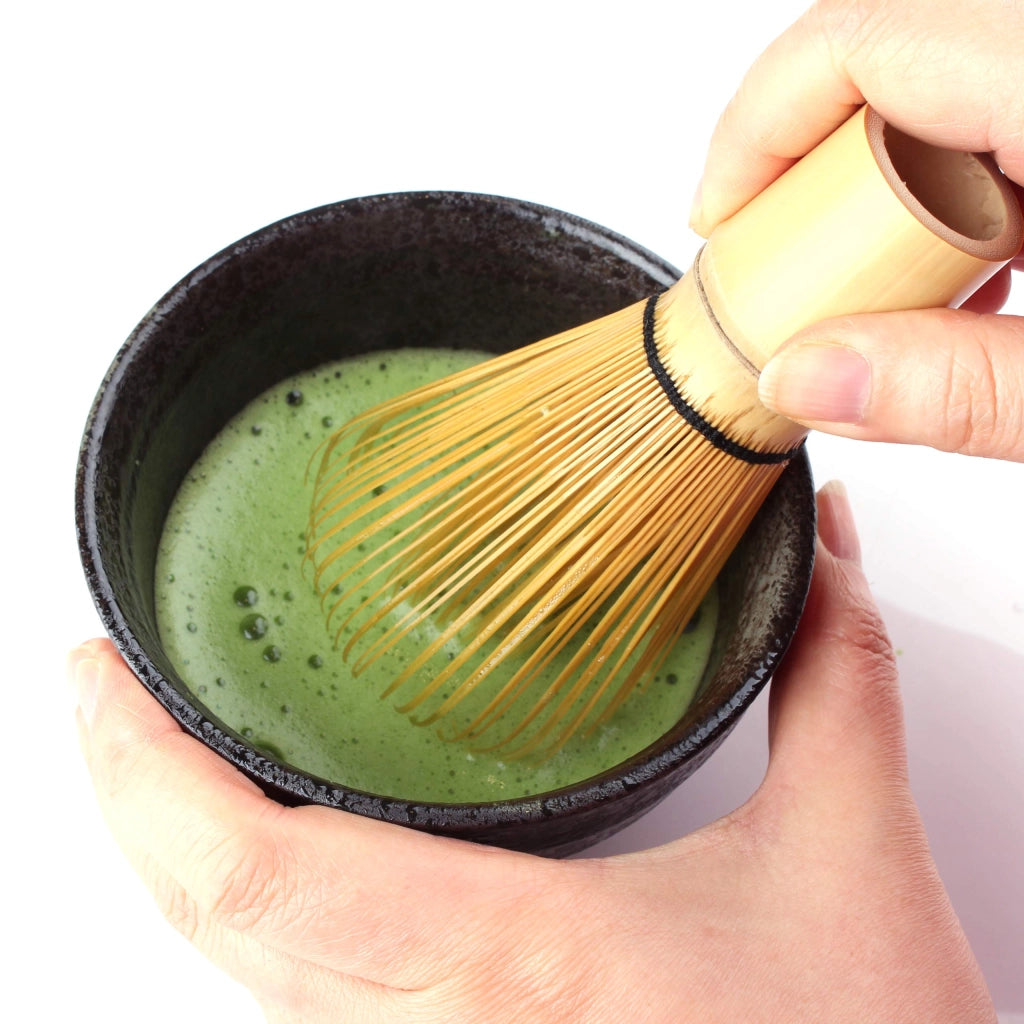 Set per la preparazione del matcha, con matcha biologico, ciotola, frustino e cucchiaino, proveniente da Uji