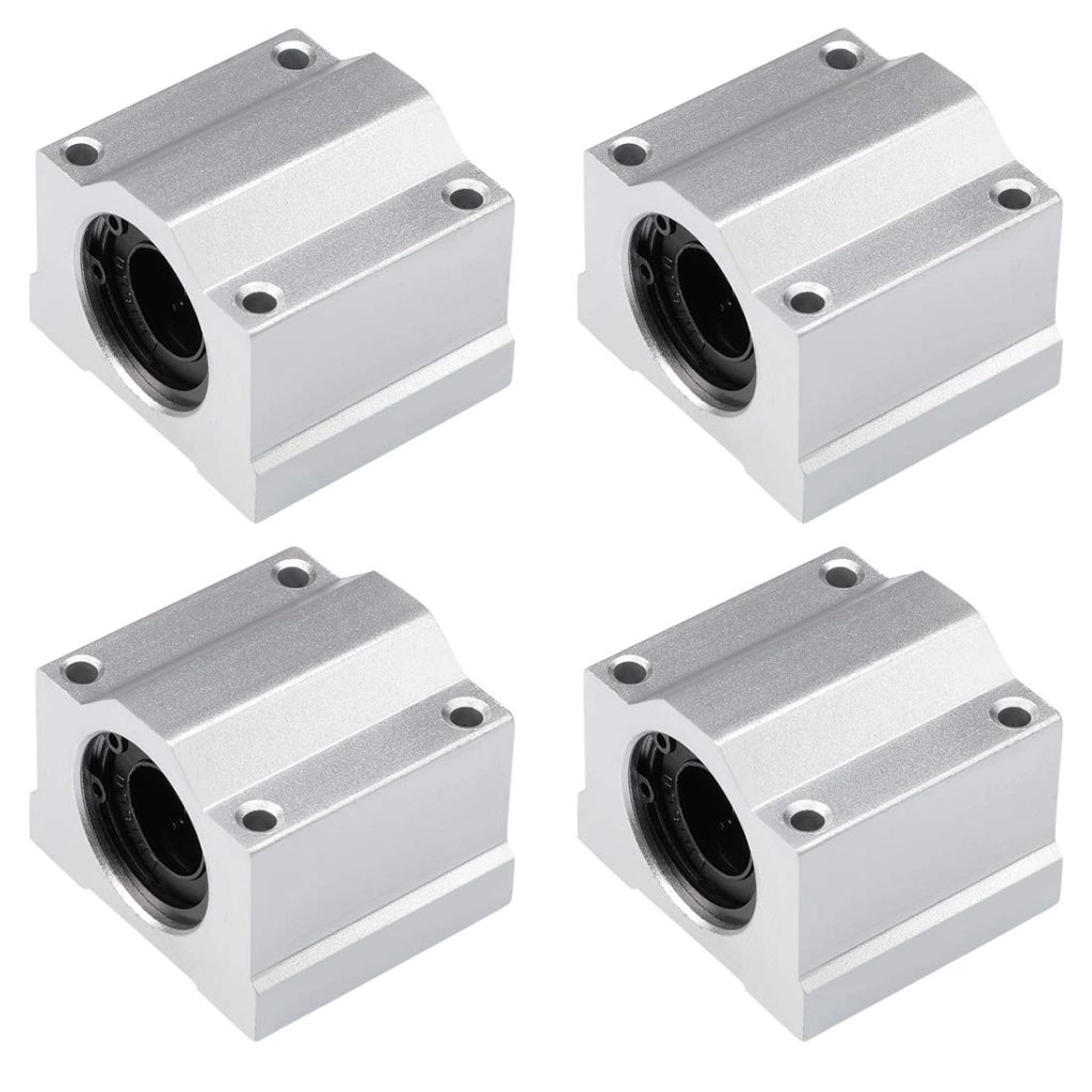 Cuscinetti lineari a sfera SCS16UU, foro da 16 mm, alluminio, confezione da 4 pezzi.