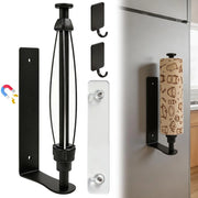 Portarotolo da cucina magnetico, acciaio inossidabile, 30 cm, nero