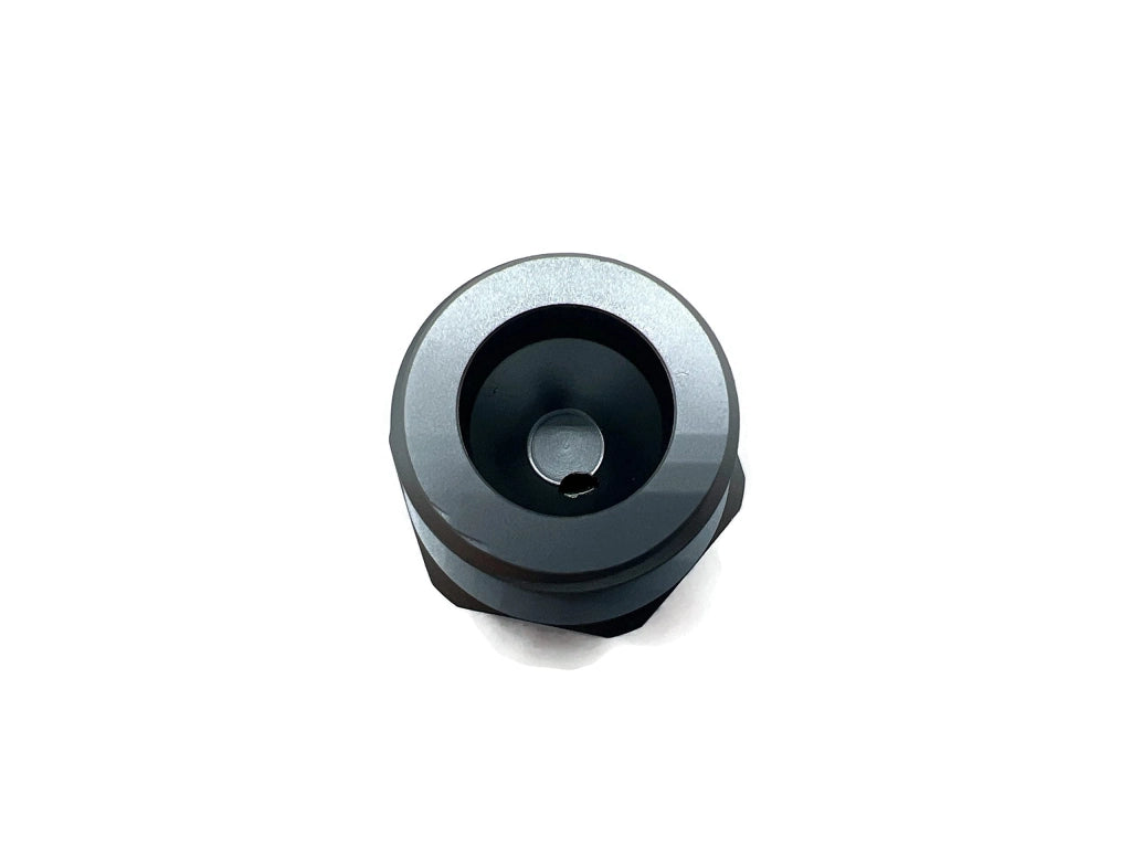 Adattatore per bombole di CO2, modello TR21-4 a W21.8, in alluminio, colore grigio
