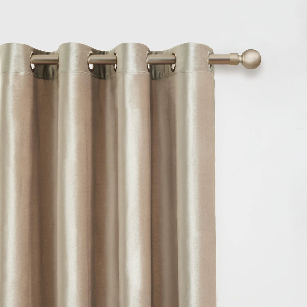 Tende oscuranti, set di 2, colore beige, dimensioni 132x213 cm