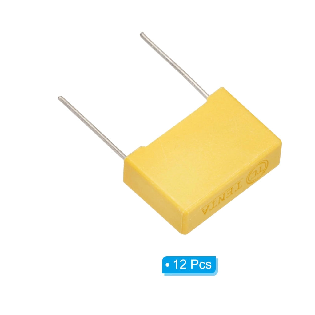 Condensatori di sicurezza, 12 pezzi, 0,1 µF, 275 V, passo 15 mm
