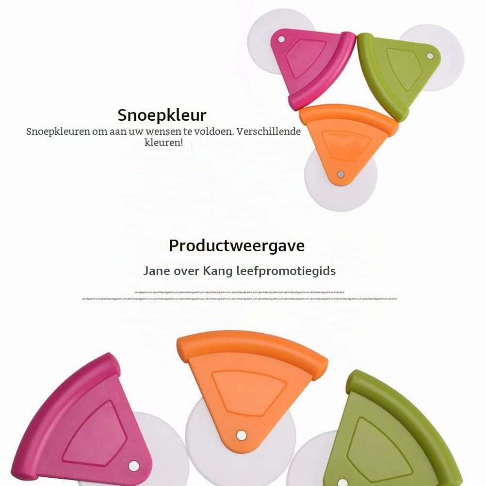 Tagliapizza con rotella, dimensioni 11,5 x 10,5 cm, realizzato in plastica ABS, adatto al lavaggio in lavastoviglie