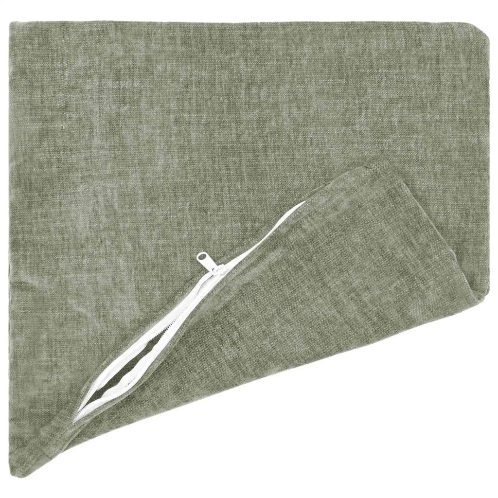 Federa 6 pz HEERLEN Verde 45 x 45 cm Tessuto Chenille 910457