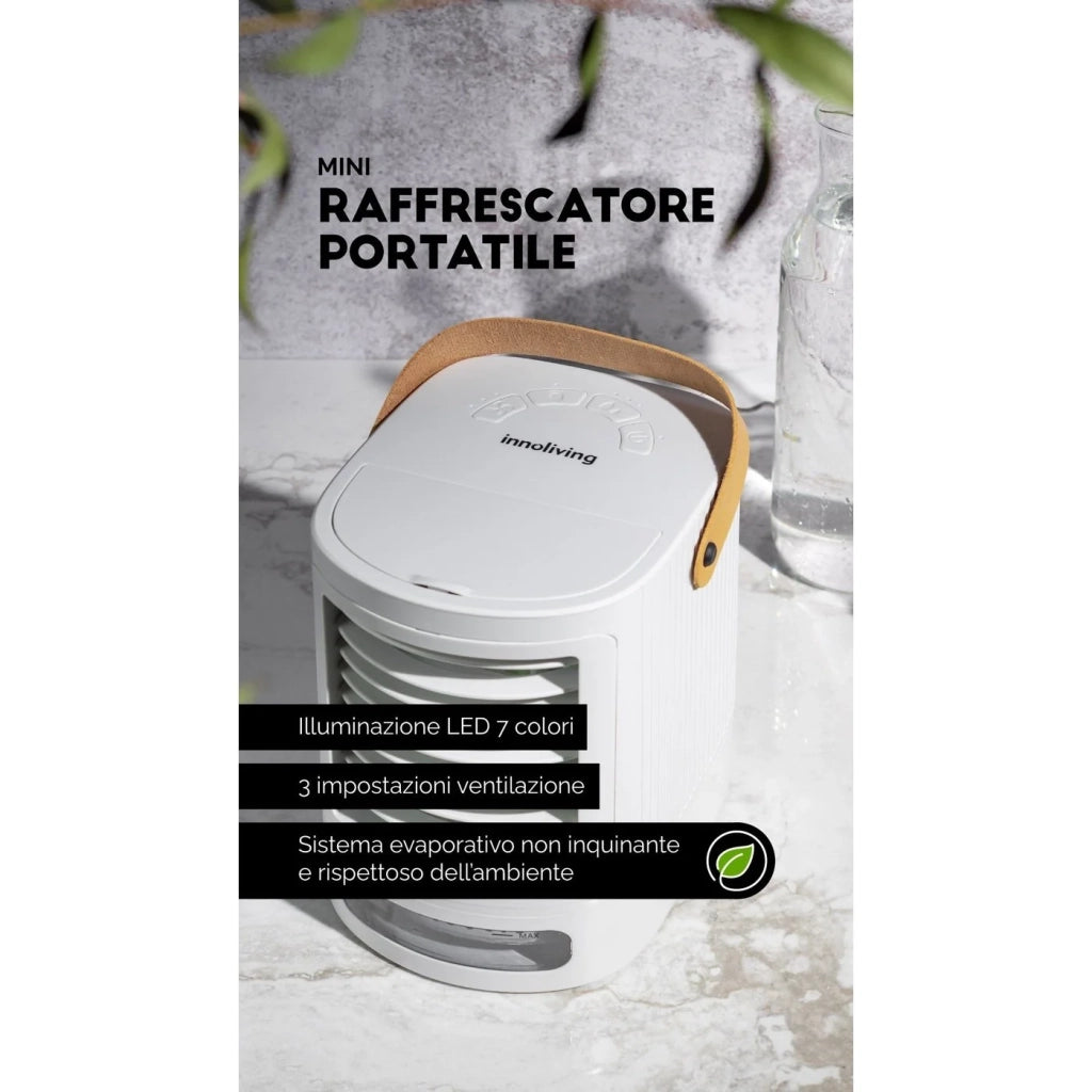 Innoliving INN-517 Raffrescatore Portatile 3in1 Ventilatore Umidificatore