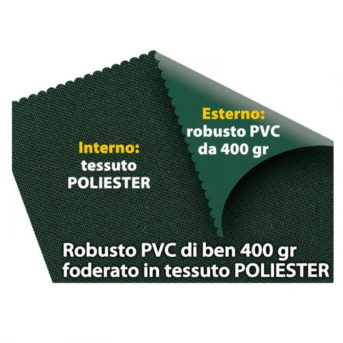 Copertura impermeabile per mobili e tavoli rettangolari, in PVC, per esterno - Copertura Impermeabile Per Mobili E Tavoli Rettangolari, In Pvc, Per Esterno Dimensione 250x130 X H80 Cm Misure: 250 x 130 cm