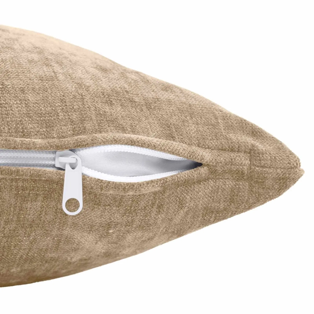 Federa 2 pz HEERLEN Tortora 40 x 40 cm Tessuto Chenille 908518