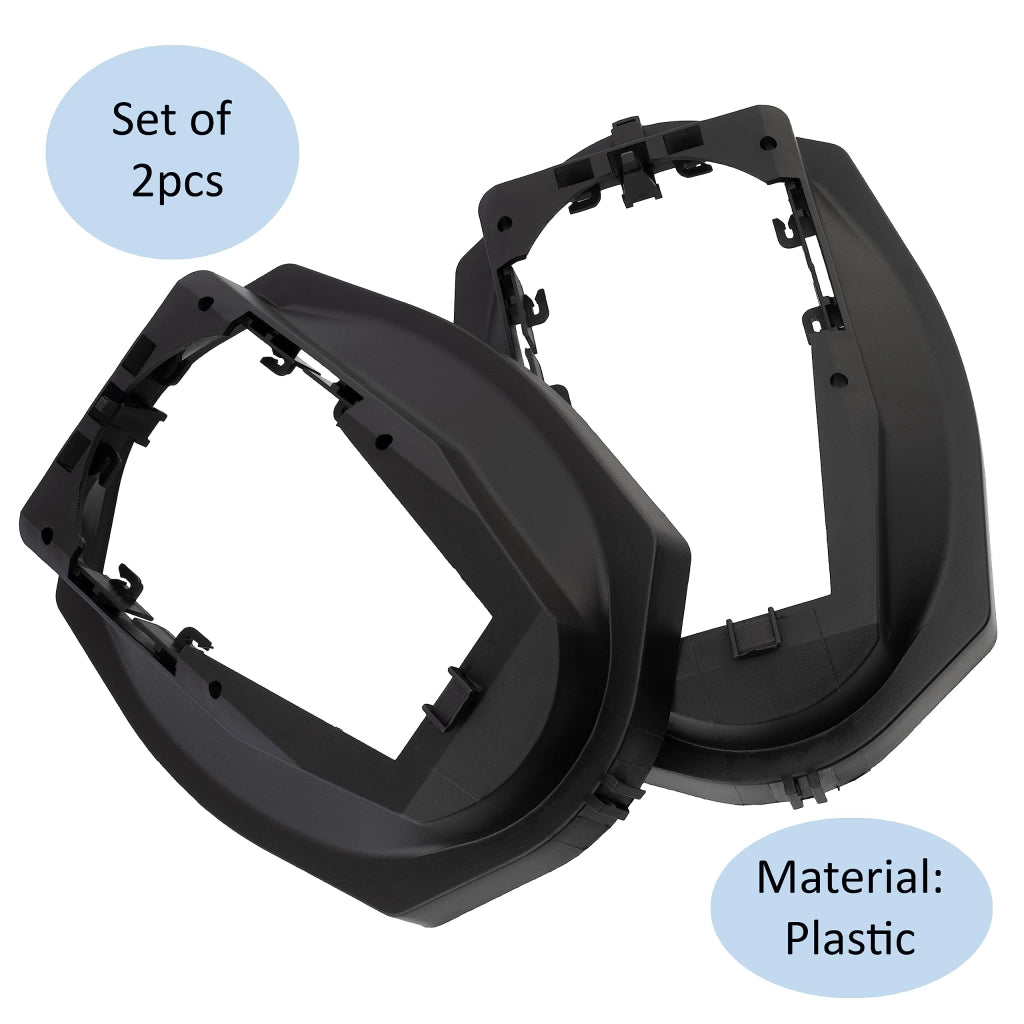 Kit di adattatori per altoparlanti per auto da 6x9", da installare nella tasca portaoggetti, compatibile con BMW Serie 3